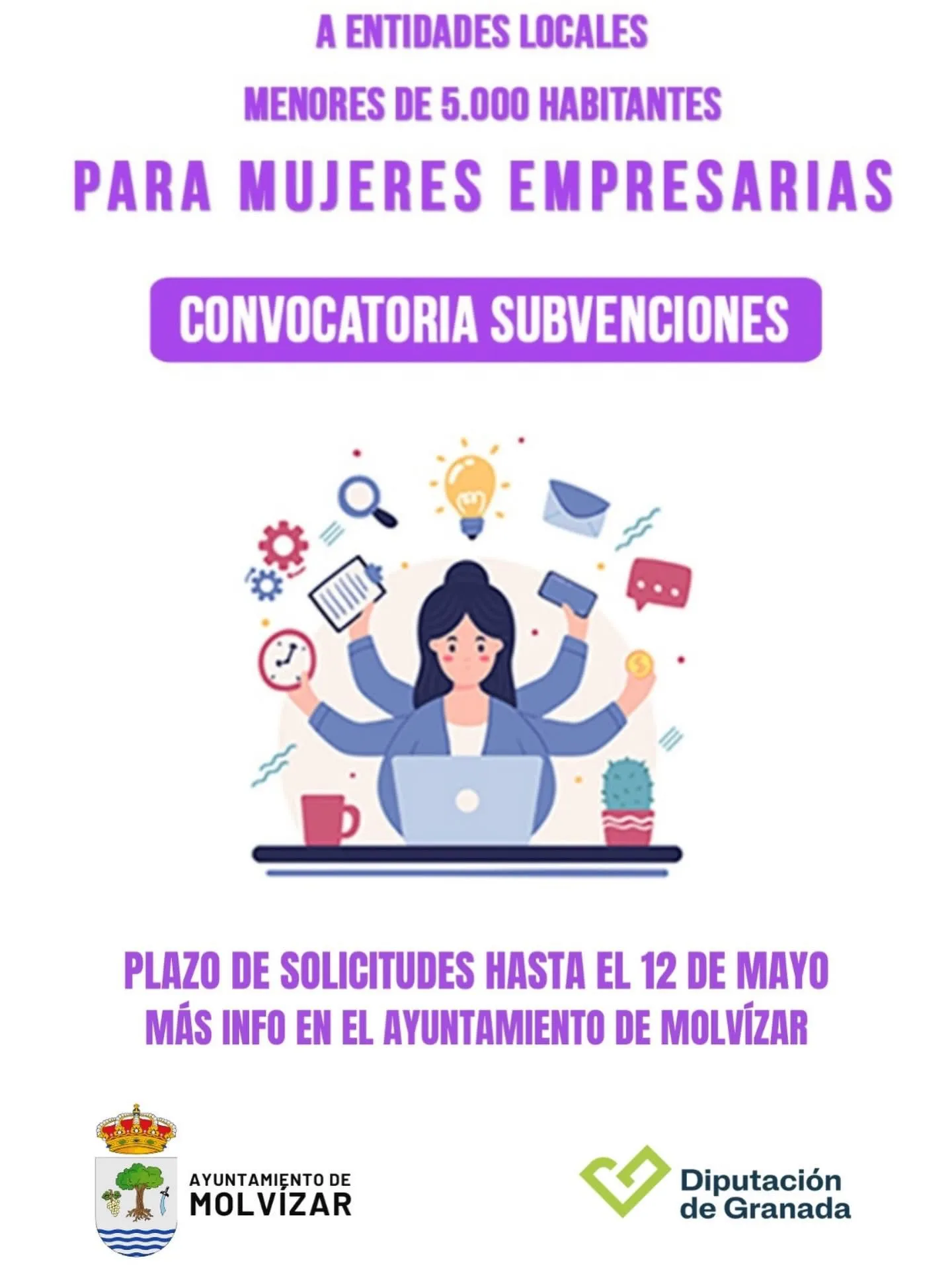 Ya está abierta la convocatoria de subvenciones para mujeres empresarias